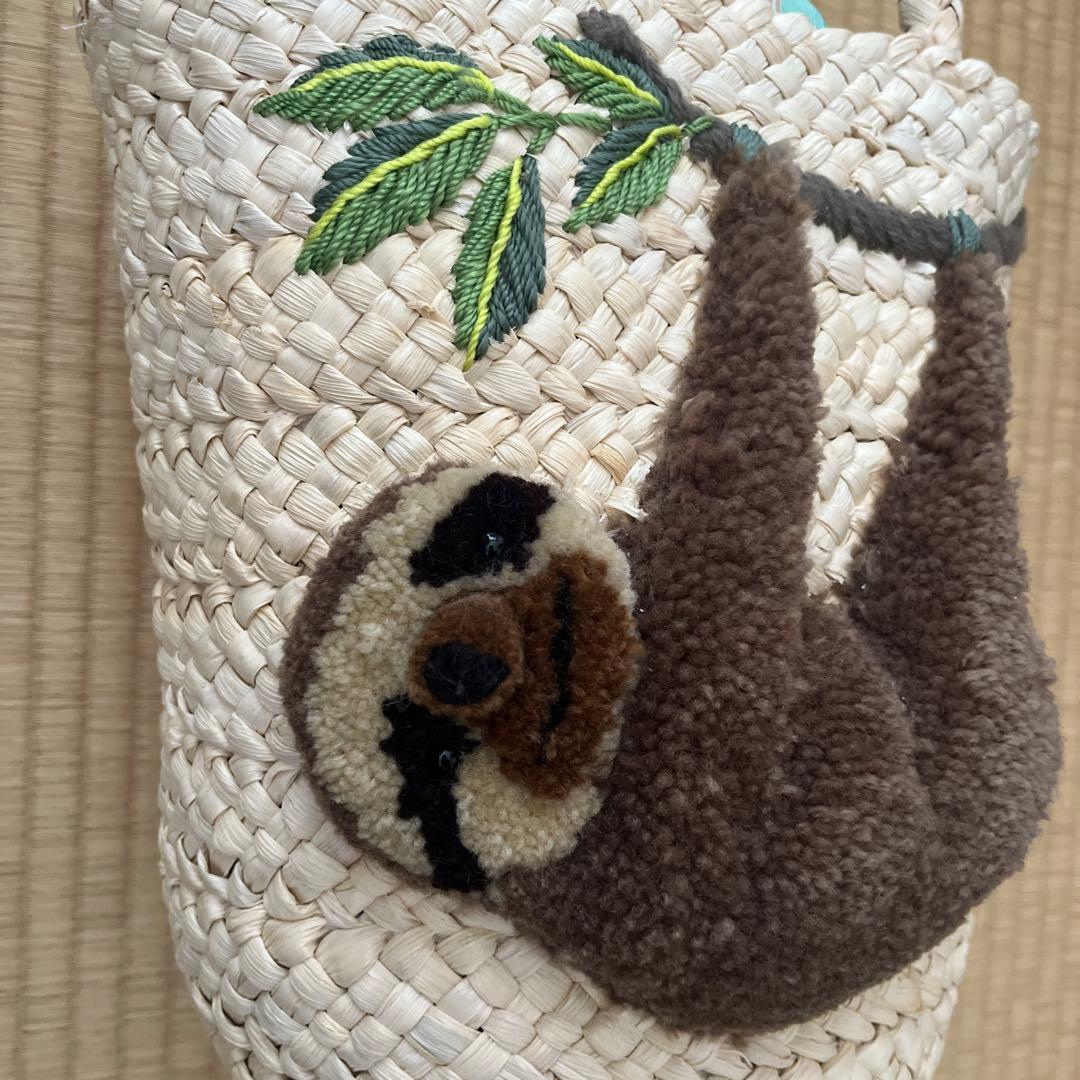 イア パピヨネ 《リバイバル/アニマル》 キャラ カゴバッグ ナマケモノ