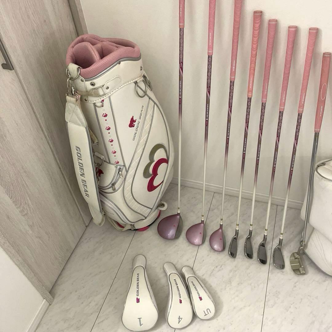 初心者 Golden Bear ゴールデンベア レディース ゴルフクラブセット