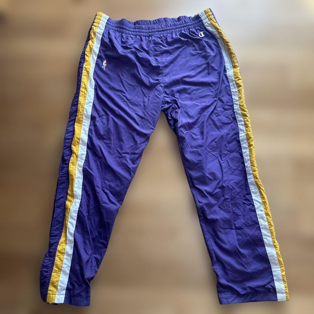 入手困難NBA 90s LAKERS レイカーズ ジャージ ユニフォームパンツ 入手困難NBA 90s LAKERS レイカーズ ジャージ ユニフォームパンツ