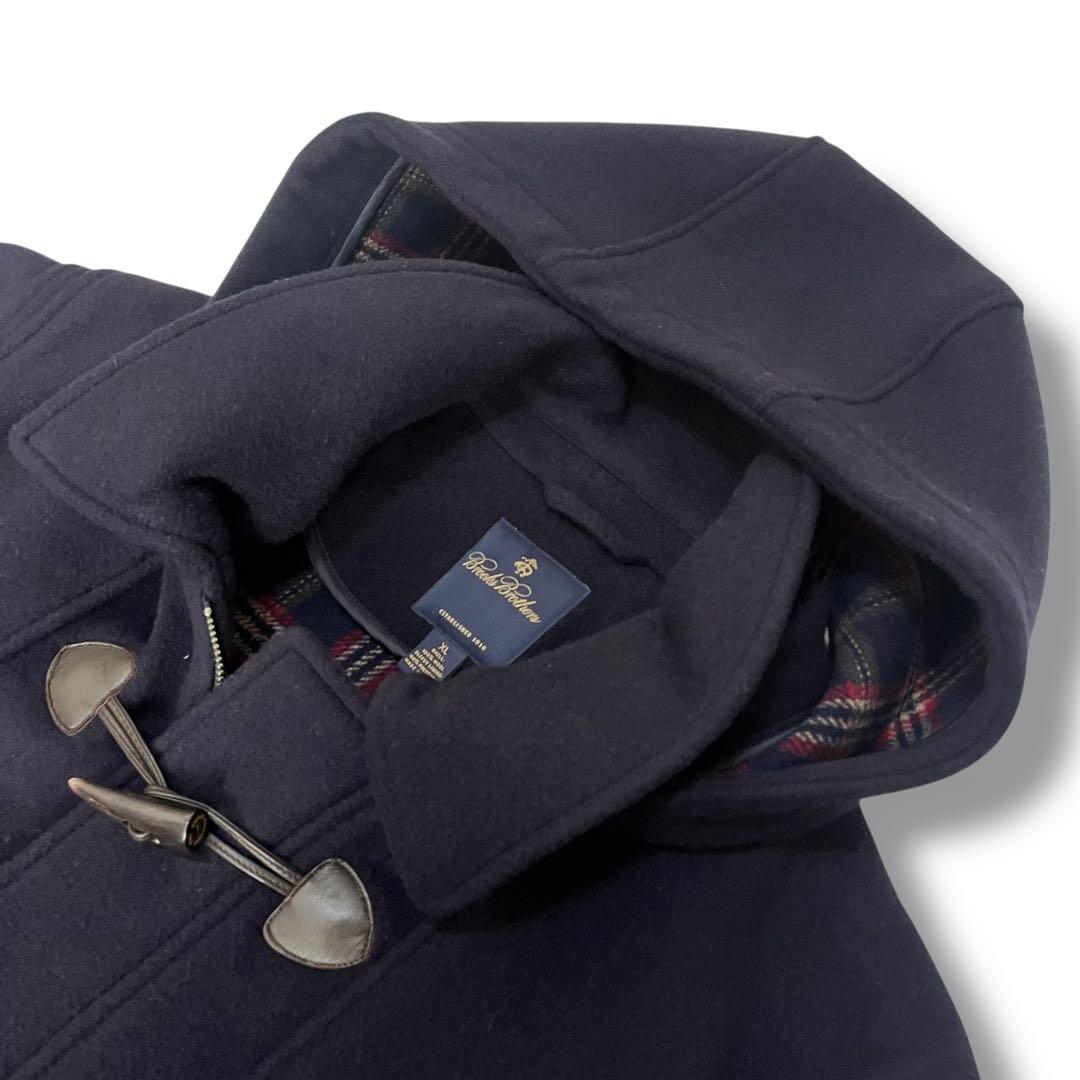 美品 ブルックスブラザーズ ダッフルコート 2way 大きいサイズ