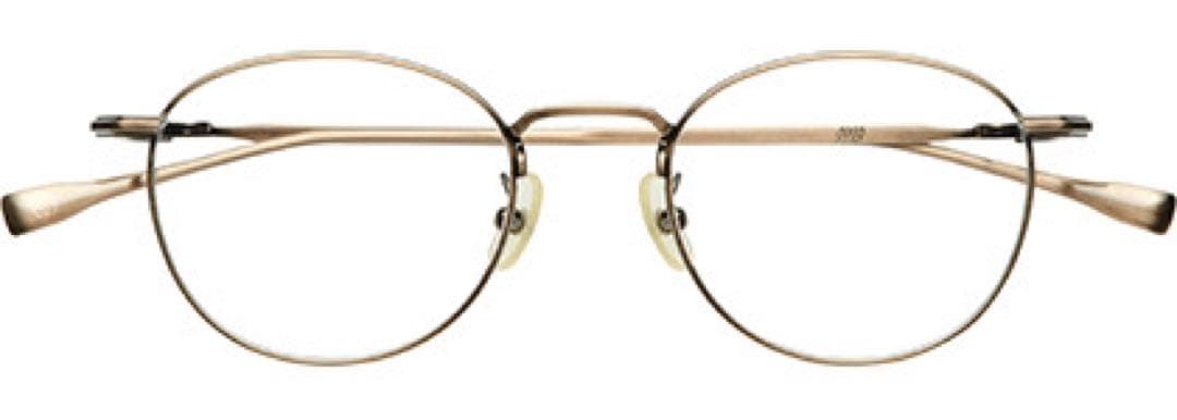 大豆田とわ子 岡田将生着用 999.9 S-145T アンティークゴールド 眼鏡