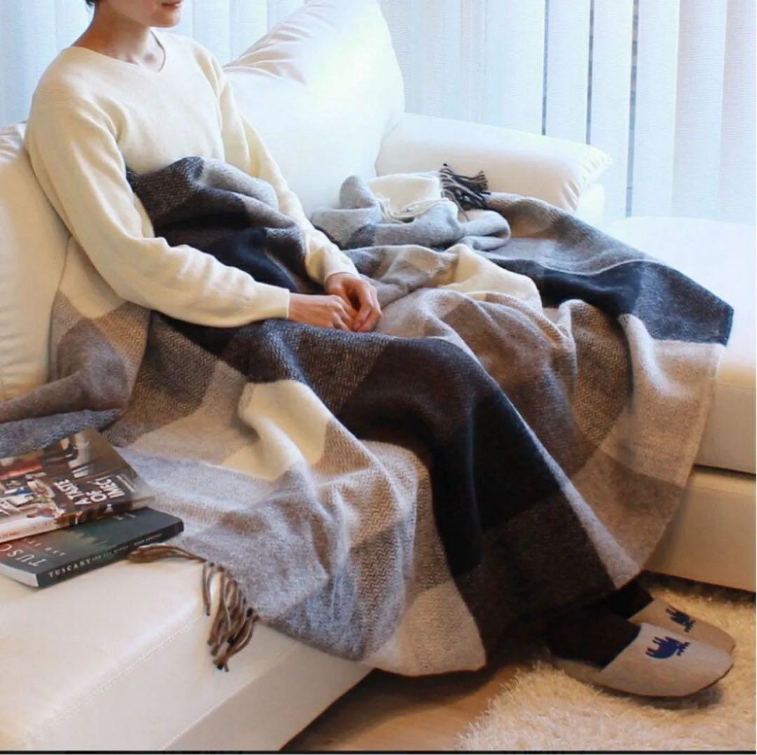 新品未使用】ACTUS伊勢丹取扱い☆KLIPPANスローケット130×200 - メルカリ