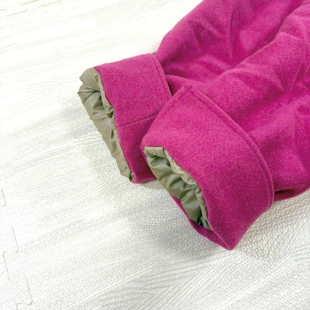 美品✨ホリデイ 近年モデル ショールカラーフトンコート ピンク ウール