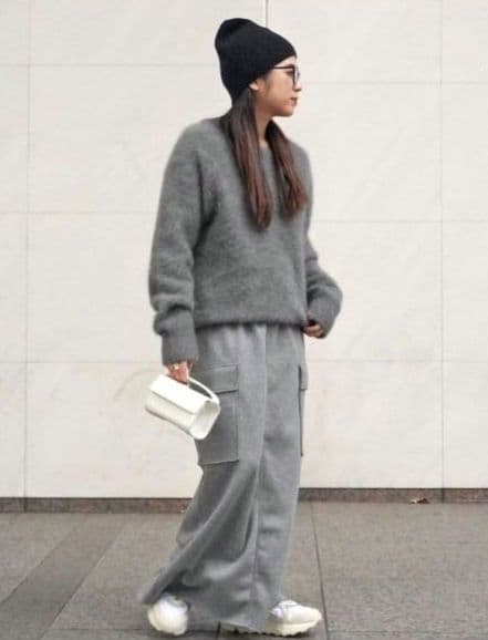 美品☆AP STUDIO ウォームスウェットカーゴスカート - メルカリ