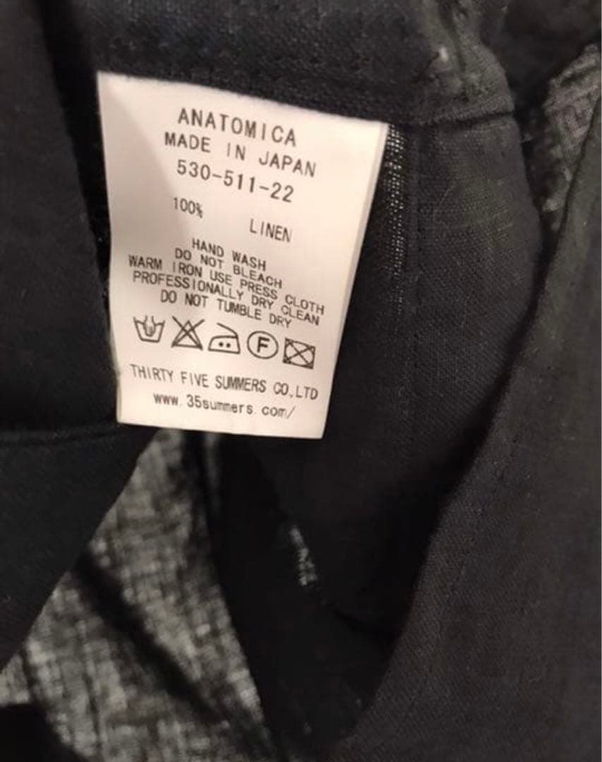 アナトミカ サガンベスト Lブラック ネイビー - メルカリ