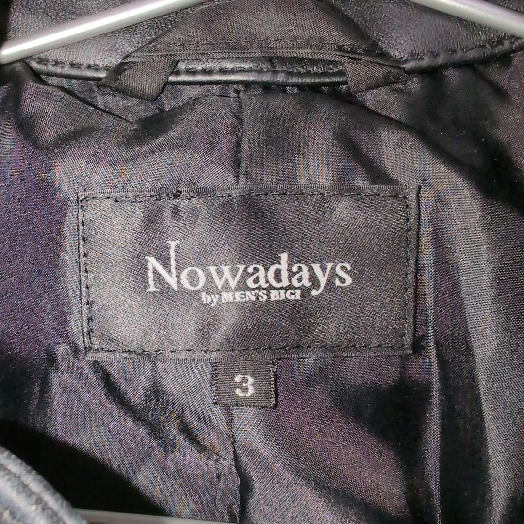 美品】Nowadays MEN'S BIGI ジャケット L ラムレザー 本革 - メルカリ