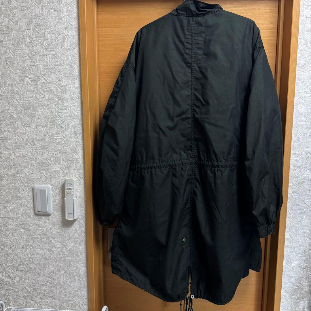 M-65 フィッシュテールパーカー 後染めブラック ライナー付き 70s 80s