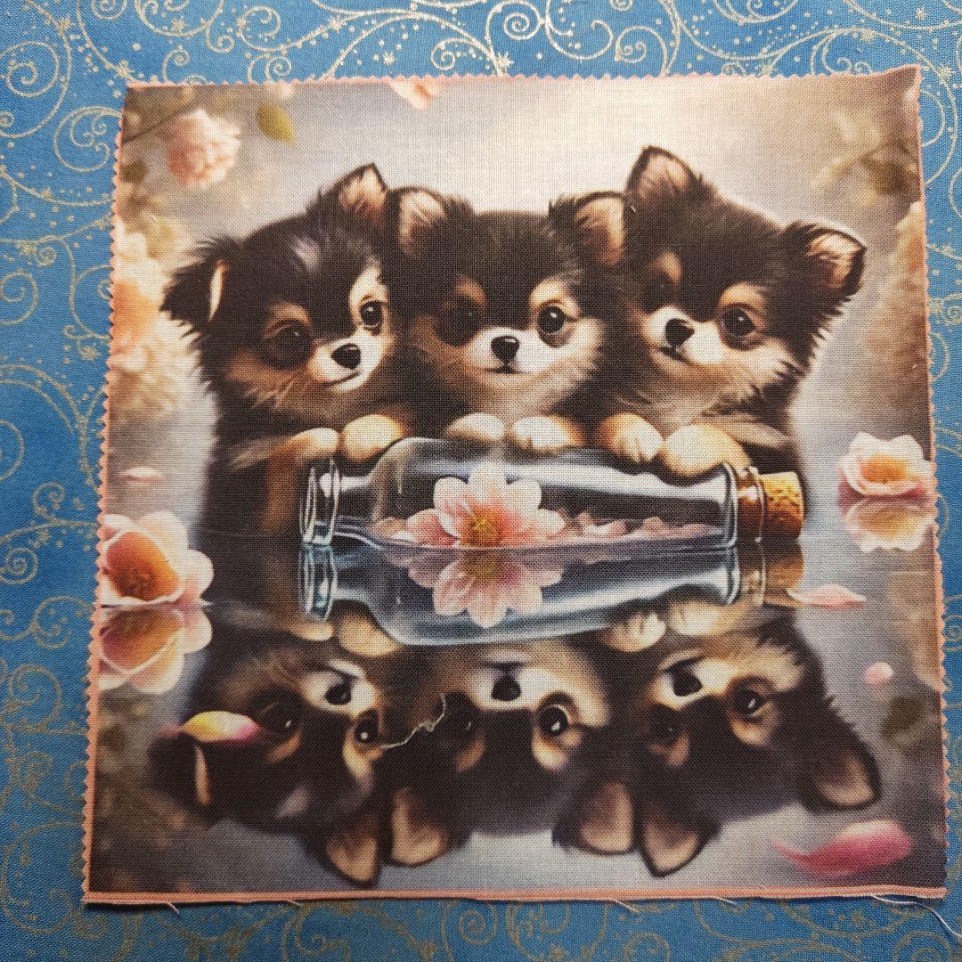 あしべ☆様専用 パネル11枚 ハンカチ7枚 チワワ柄 18枚 ☆