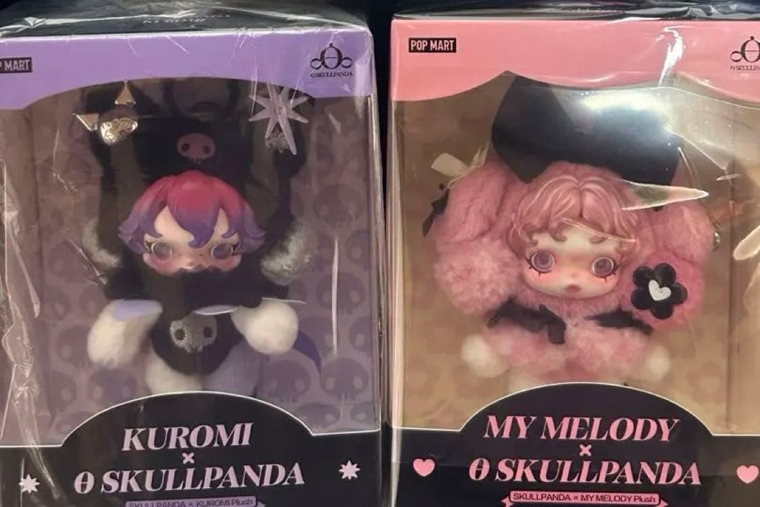 スカルパンダ クロミ マイメロディ 2セット スカルパンダ マイメロディ クロミ コラボ メロクロ 2体セット