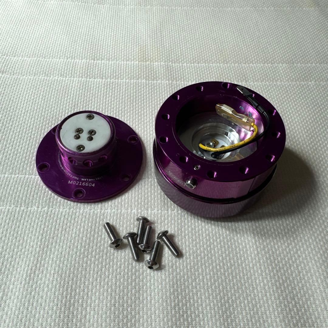NRGクイックリリース　パープル Amazon | NRG ステアリングホイール クイックリリース キット - 第2