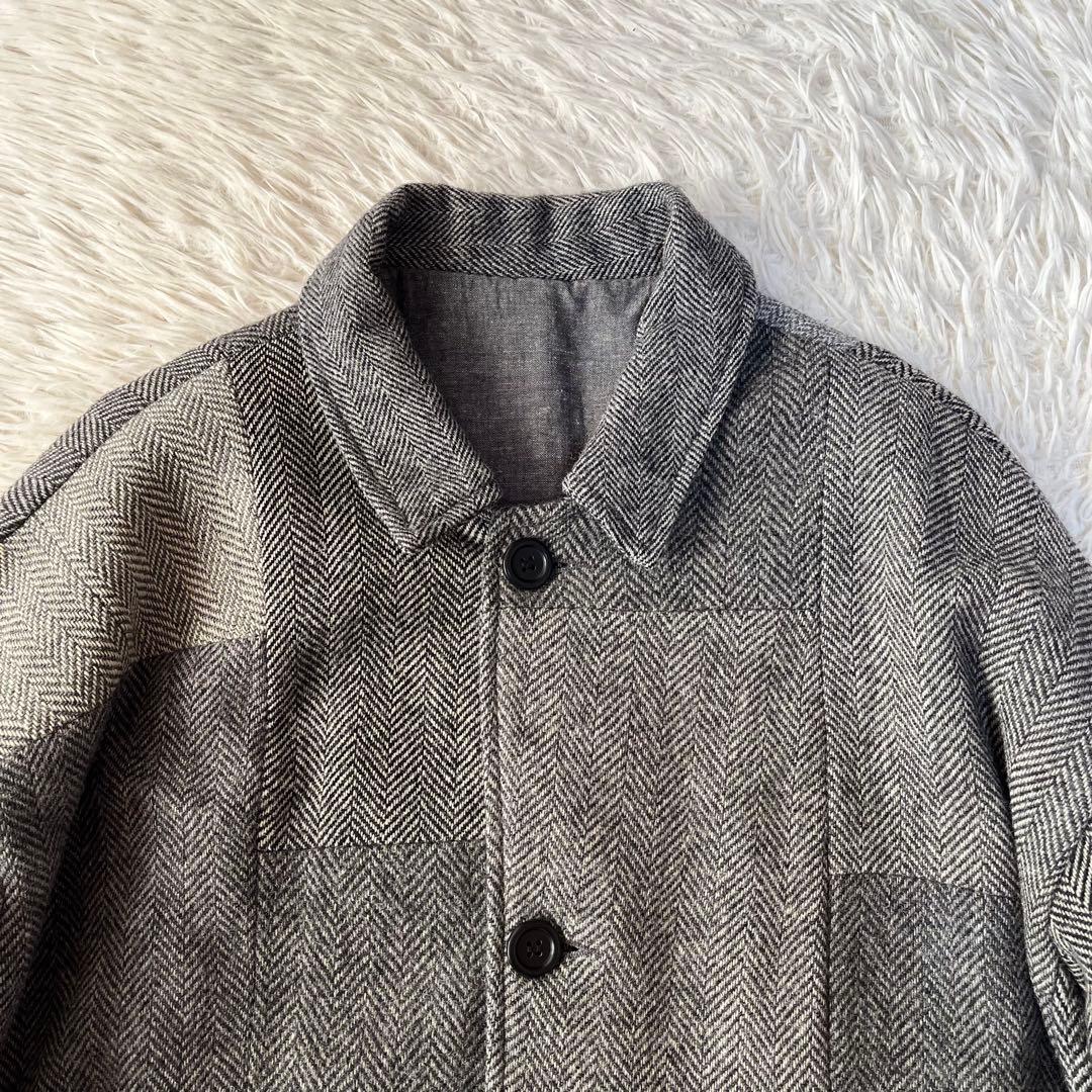 高級 【美品】パーリッシィクラシスク ハリスツイード パッチワーク