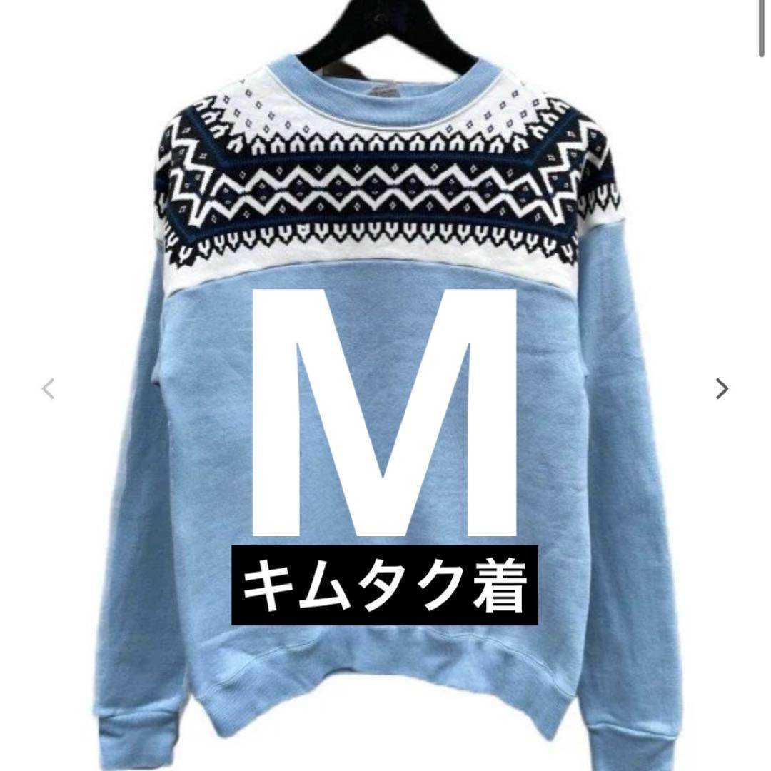 M キムタク着 アメリカンドリーム 雪柄 スウェット - メルカリ