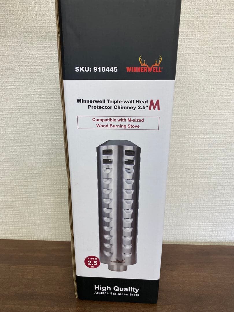 WINNERWELL 三重煙突　Mサイズ　63mm 未使用　ウィンナーウェル Amazon.co.jp: Winnerwell ウィンナーウェル 薪ストーブ Mサイズ(63mm