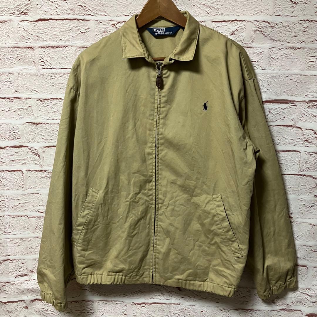 ラルフローレン ドリズラージャケット コットン ベージュ M 90s - メルカリ