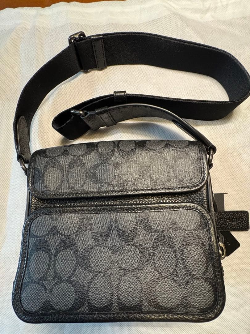 【新品】COACH コーチ サリバン フラップ クロスボディ シグネチャー 公式】コーチアウトレット | サリバン フラップ クロスボディ