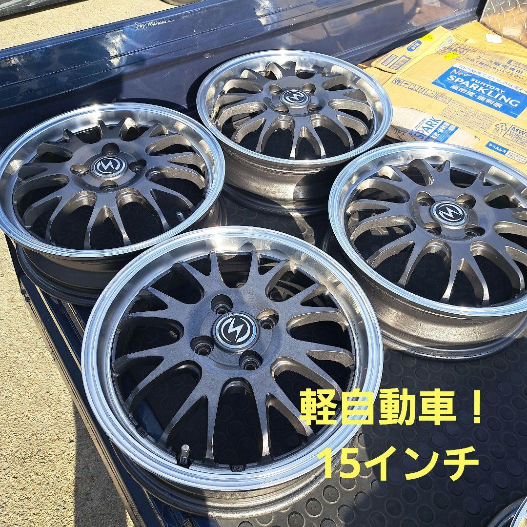 ②15インチホイール【値引き中】 激安 4本セット】スズキ ワゴンR MH21S系 純正 アルミホイール 中古品