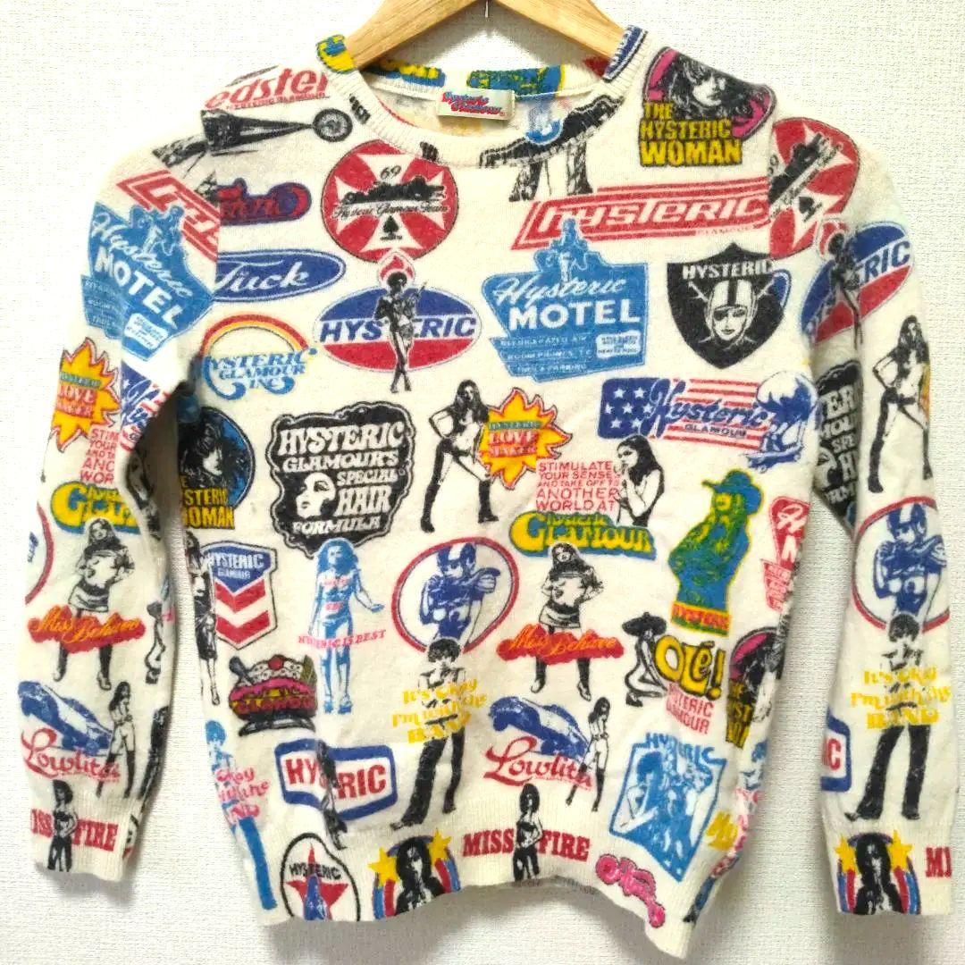 初期 ヒステリックグラマー 総柄ニット - メルカリ
