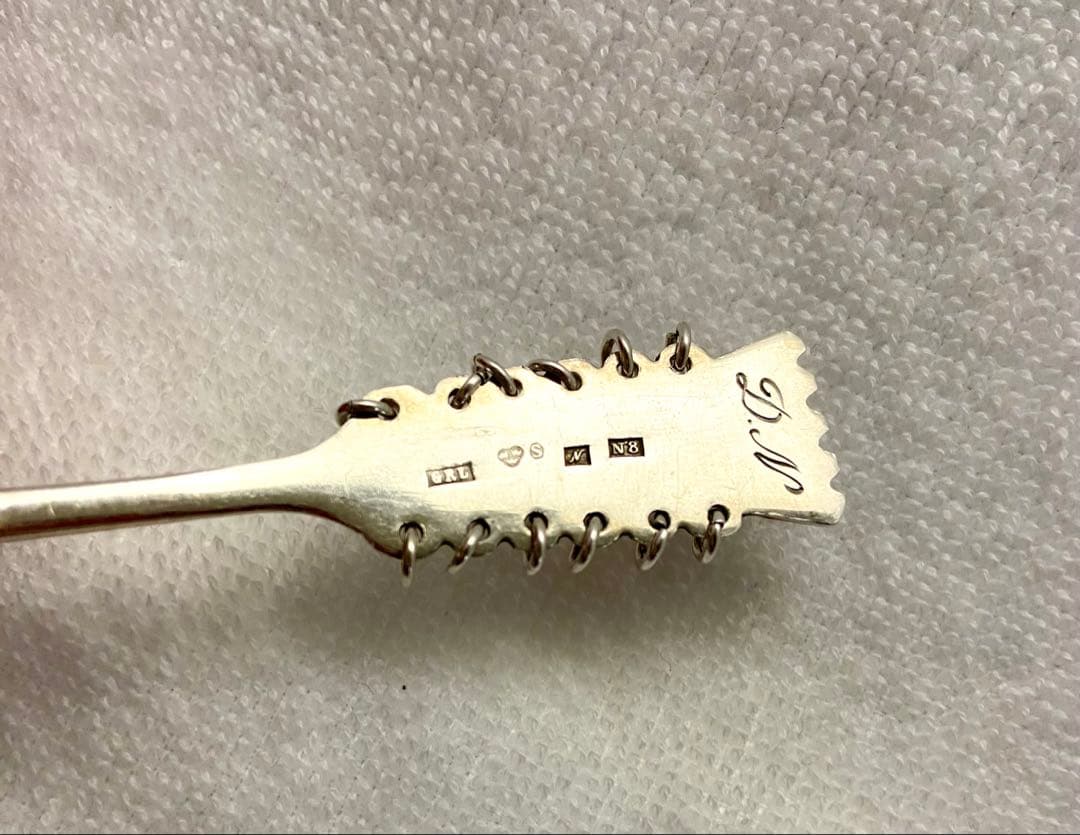 スウェーデン製 ハンドメイド シルバー スプーン 6本セット（2セット×3