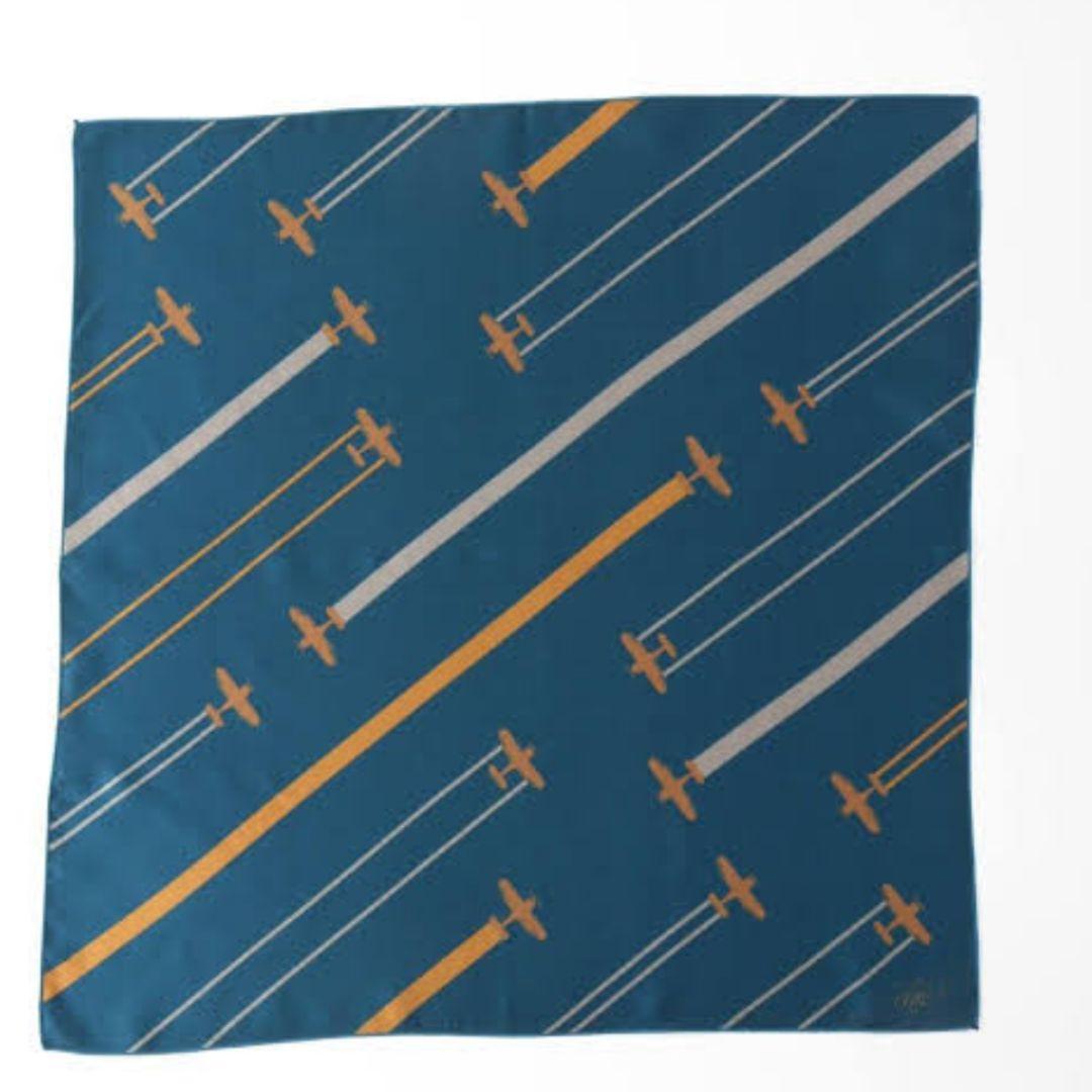 A PIECE OF chic　シルクスカーフ　WARBIRD 　66×66 楽天市場】A PIECE OF CHIC アピースオブシック Silk Scarf シルク