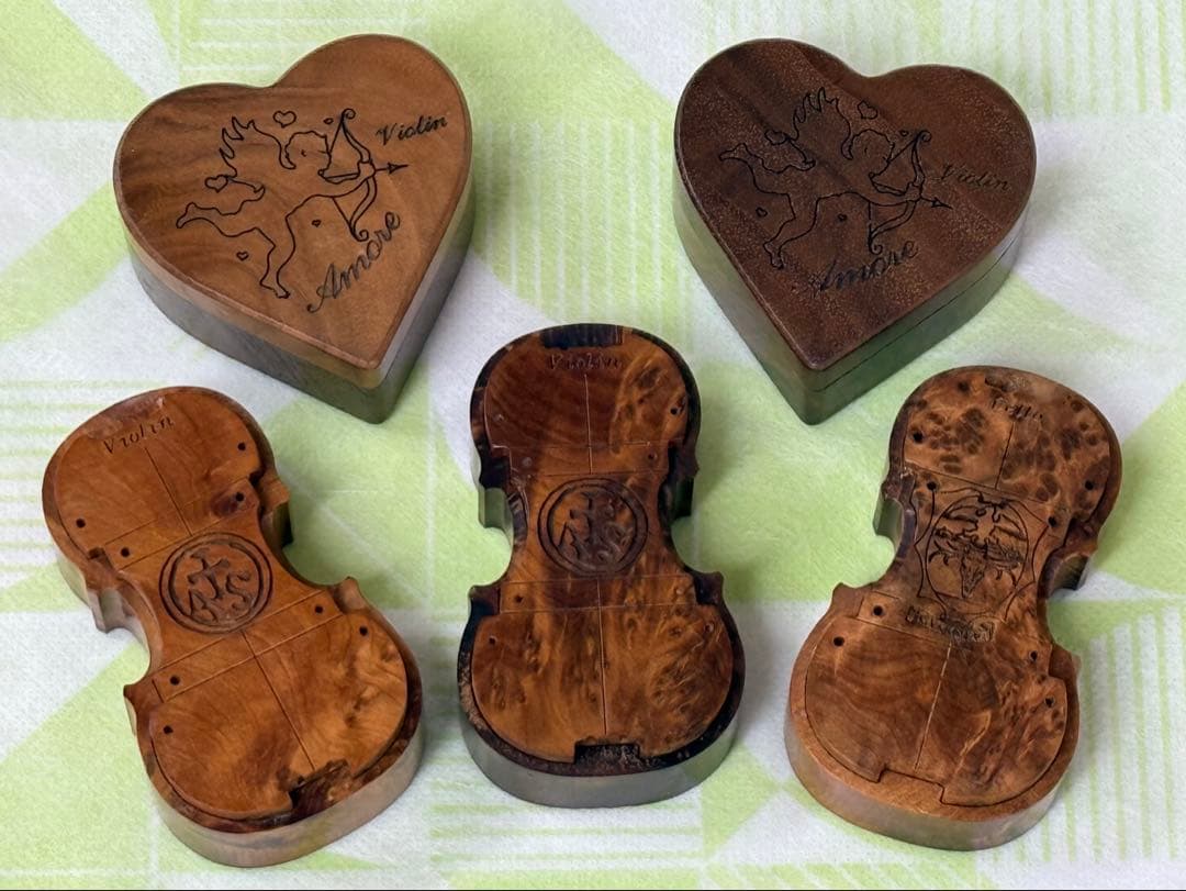 【美品】ボガーロ＆クレメンテ 松脂 5個セット（Violin用） 松脂 【Bogaro&Clemente】 ボガーロ＆クレメンテ・バイオリン - I Love