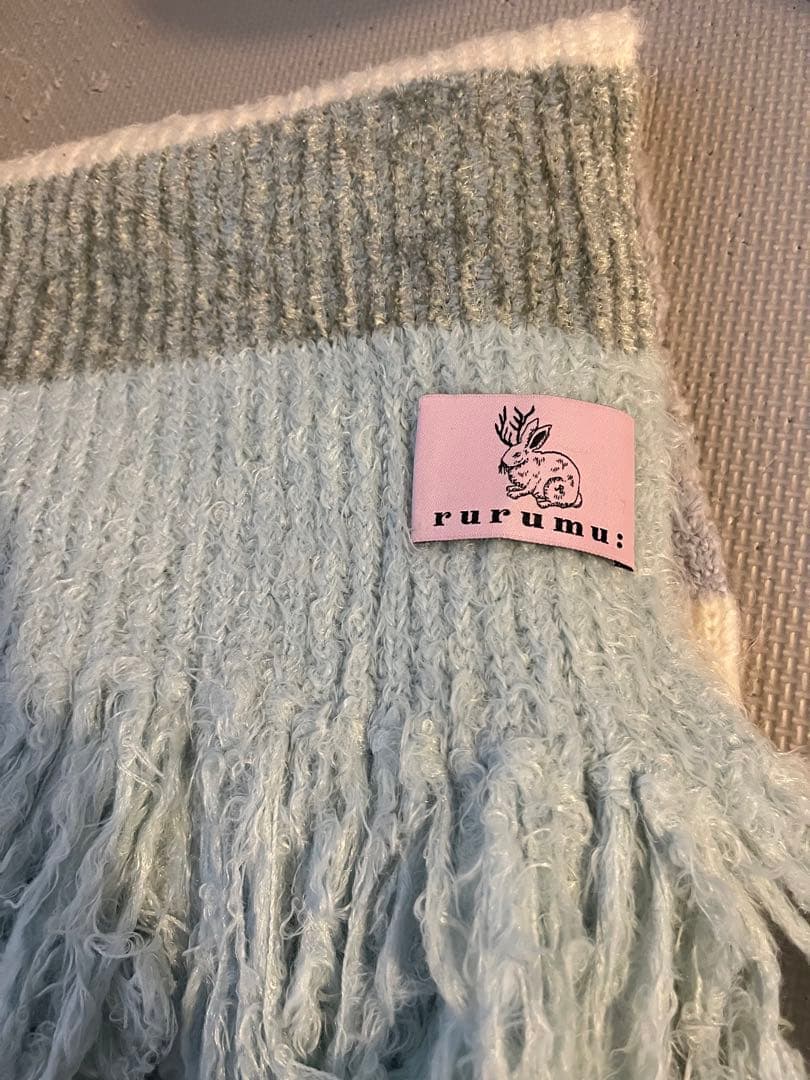 縷縷夢兎 rurumu: るるむう 2019SS マフラー (ブルー) - メルカリ