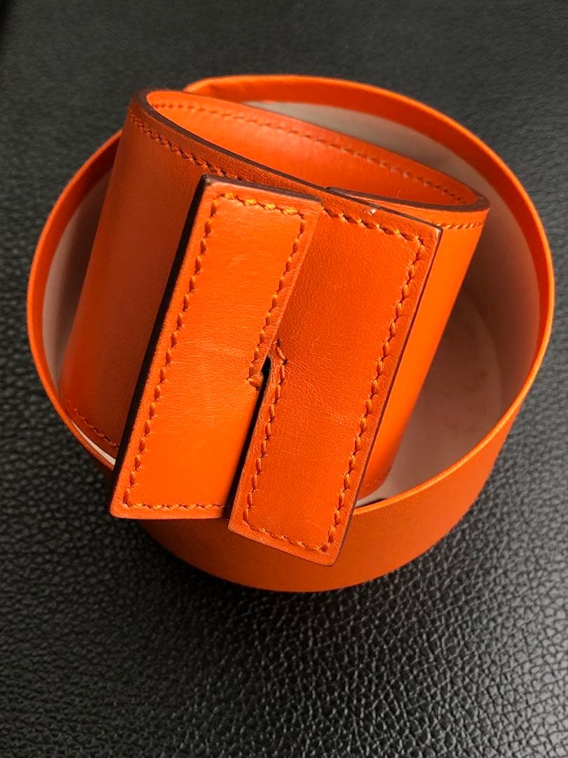 HERMES Leather Bracelet エルメス ブレスレット バングル HERMES エルメス レザーブレスレット
