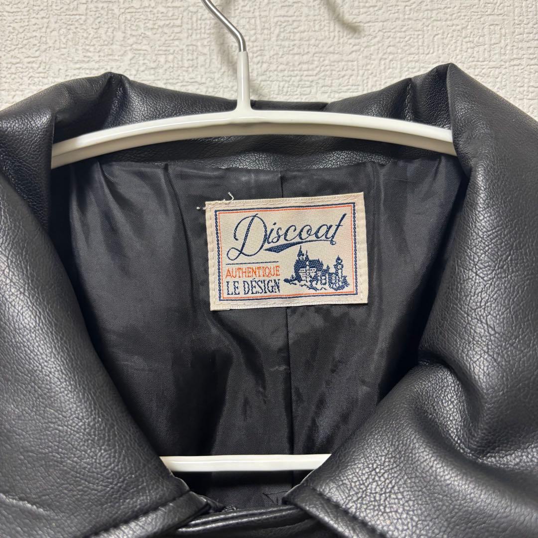 DISCOAT ヴィンテージUPレザージャケット《ユニセックス》