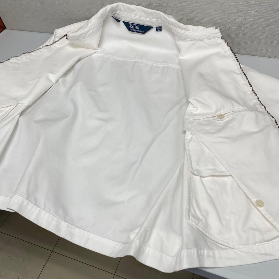 90's Polo Ralph Lauren スウィングトップジャケット白 XL - メルカリ