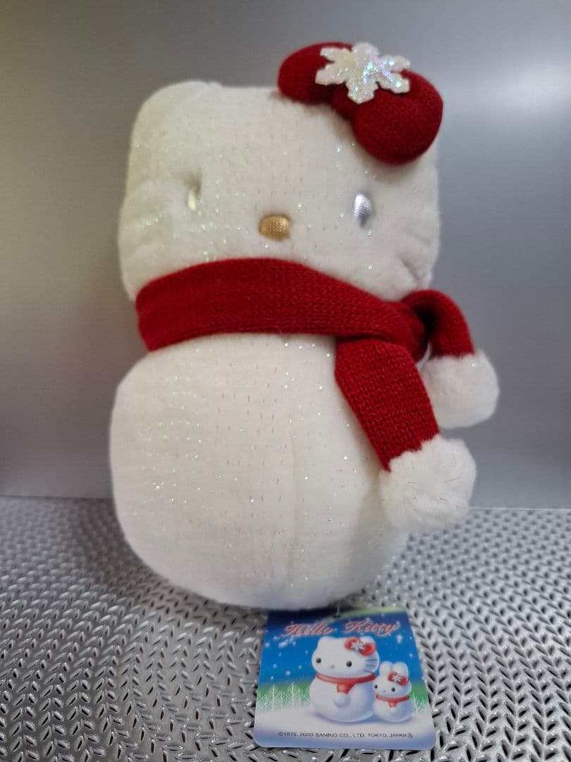 限定セール‼️ハローキティ　ご当地ぬいぐるみ　　 雪だるま　マフラー 　タグ付き 限定セール‼️ハローキティ ご当地ぬいぐるみ 雪だるま マフラー タグ