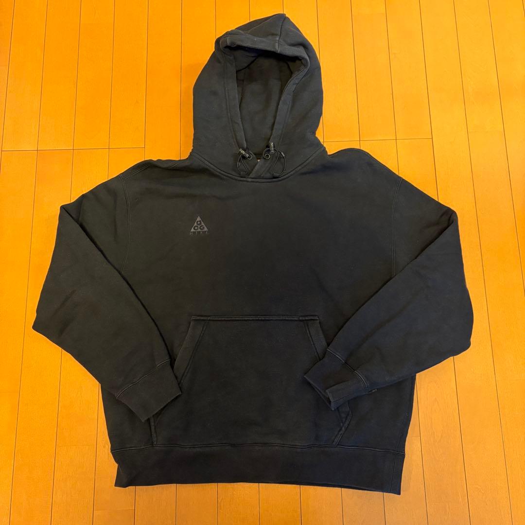 中古品 NIKE ACG ナイキ エーシージー パーカー フーディー 黒 XL