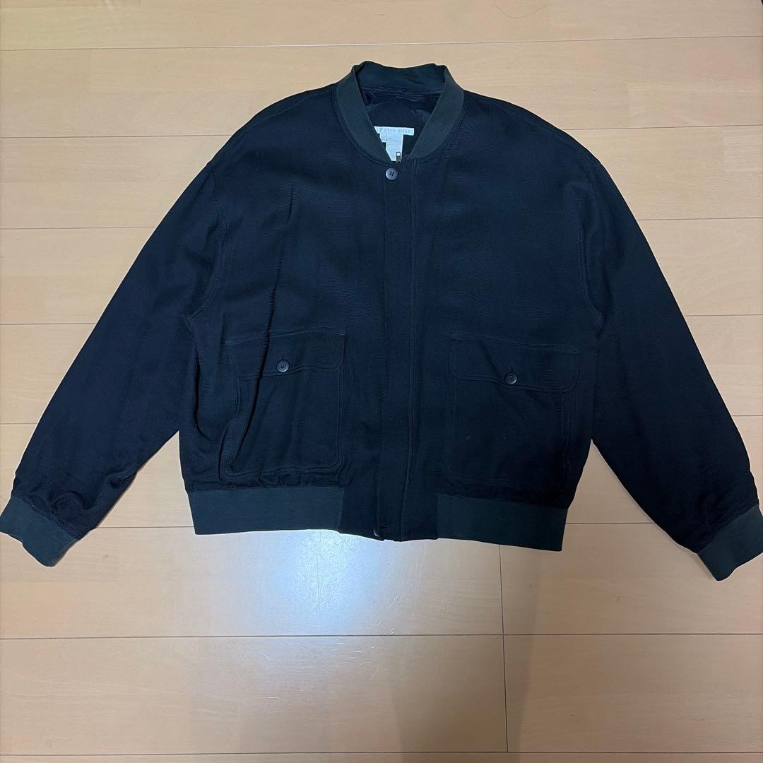 perry Ellis ペリーエリス　シルク100% ブルゾン　90s 90s PERRY ELLIS ペリーエリス シルク ブルゾン ゴールド 【M