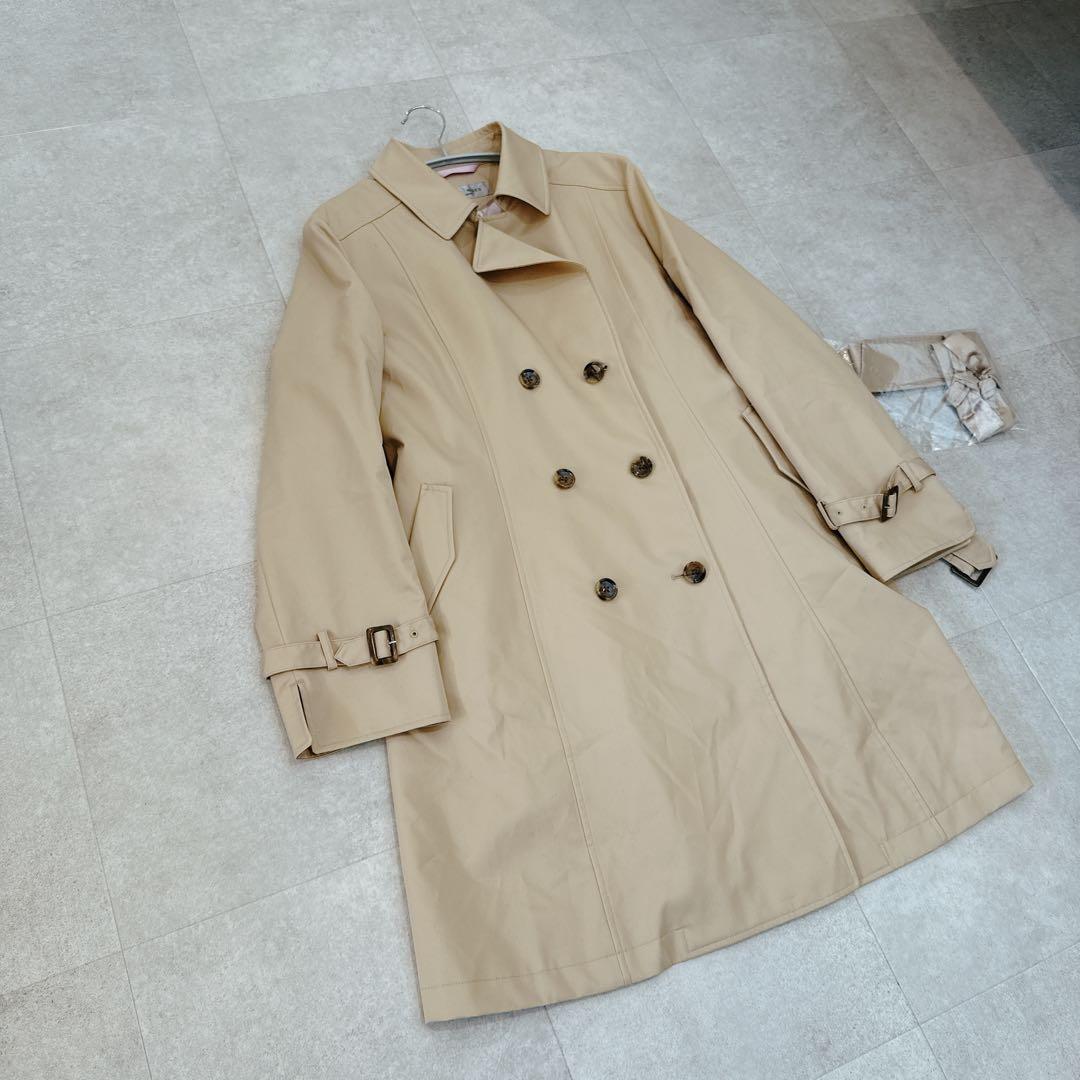 ✨新品タグ付き✨】4wayダブルトレンチコート ベージュ 大きいサイズ 6L