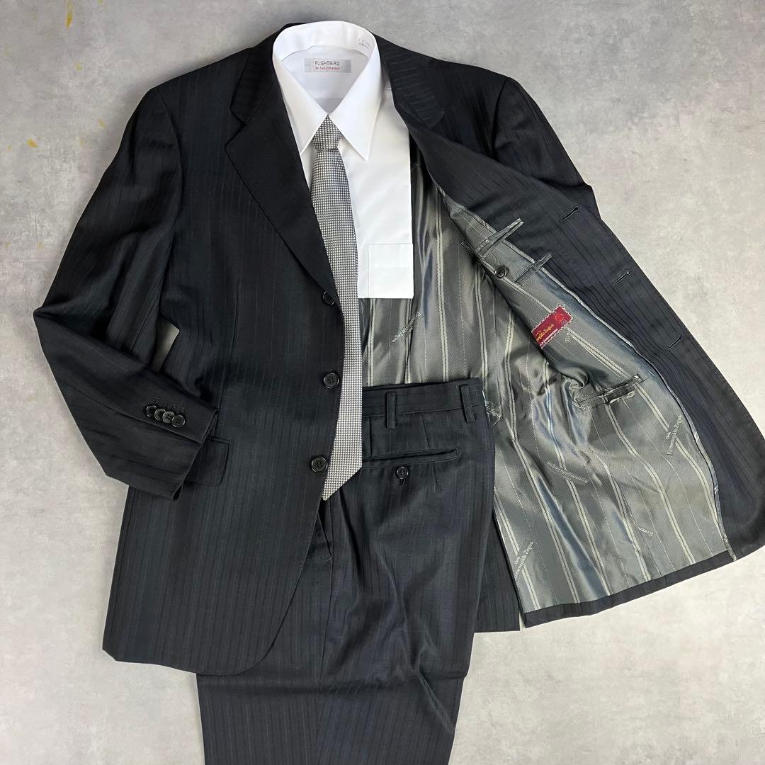 Ermenegildo Zegna エルメネジルドゼニア セットアップスーツ - メルカリ