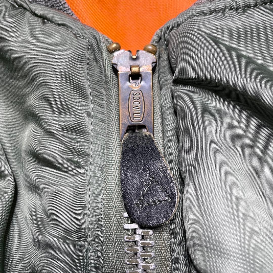 激渋70s アルファ社製 米軍実物 ma1 scovill gripper】 - メルカリ