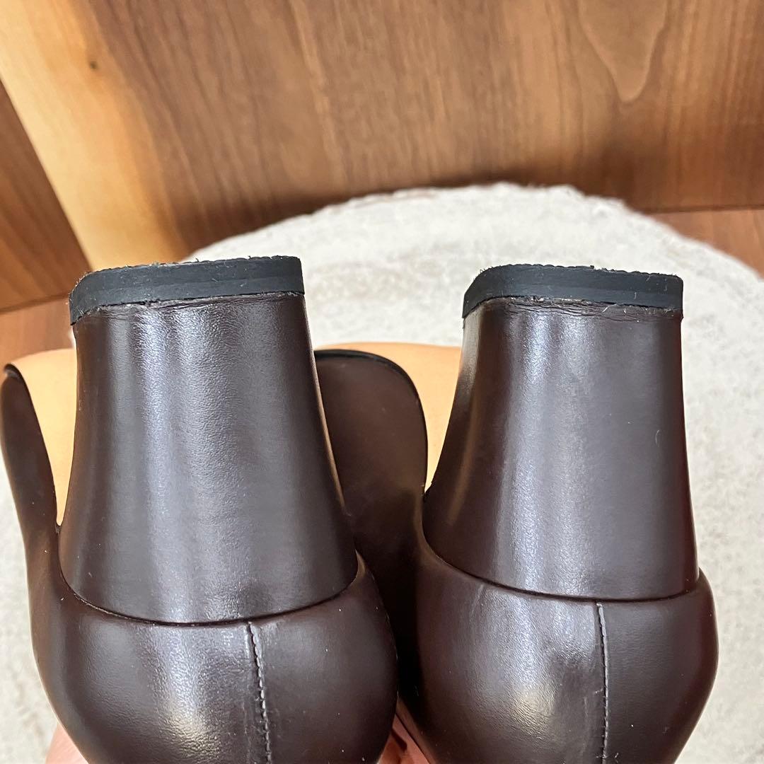 極美品】 Ferragamo ヴァラ リボン パンプス クロコ型押 革ブラウン