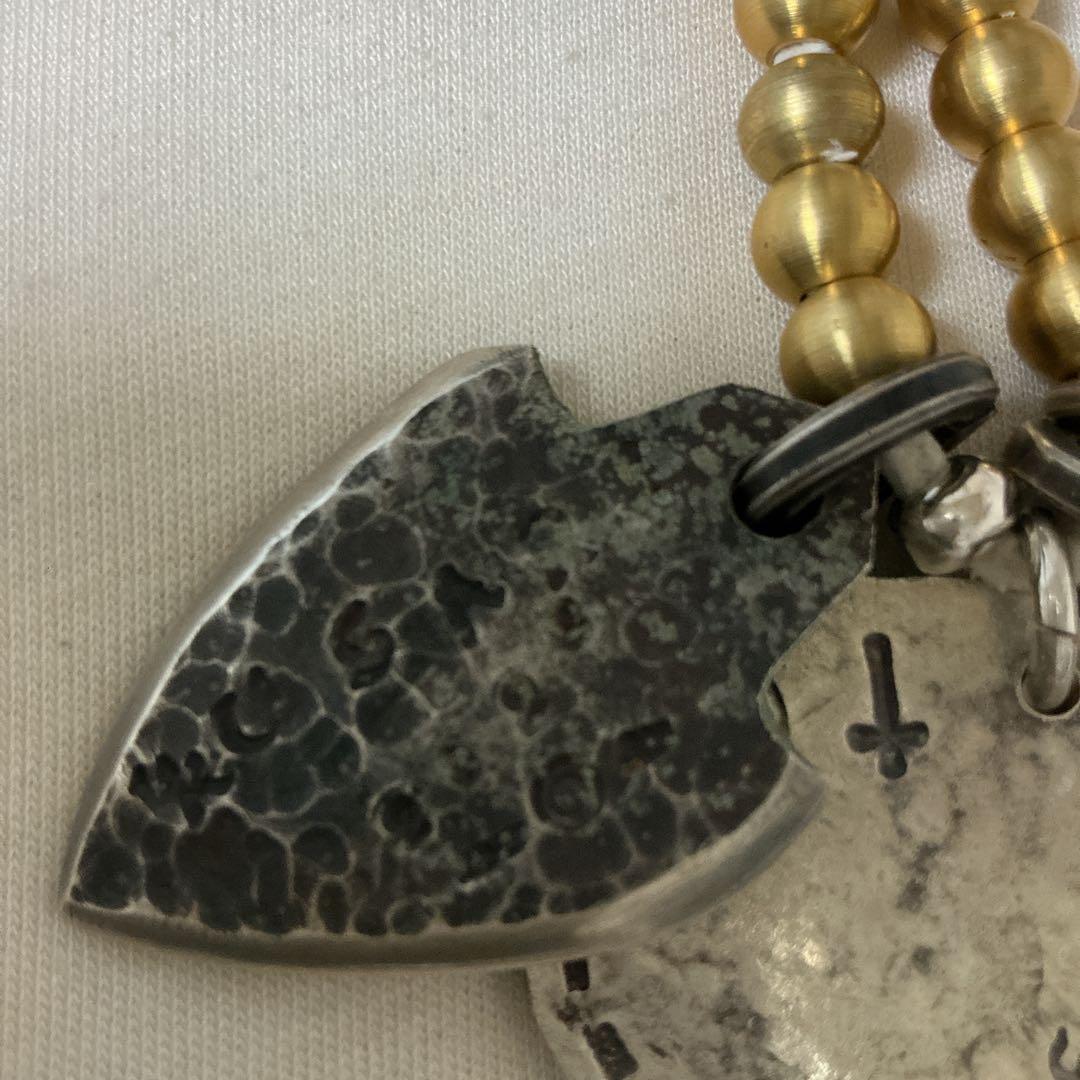 VSA 鎖 KUSARI シルバー925 タタキ メタル ネックレス セット - メルカリ