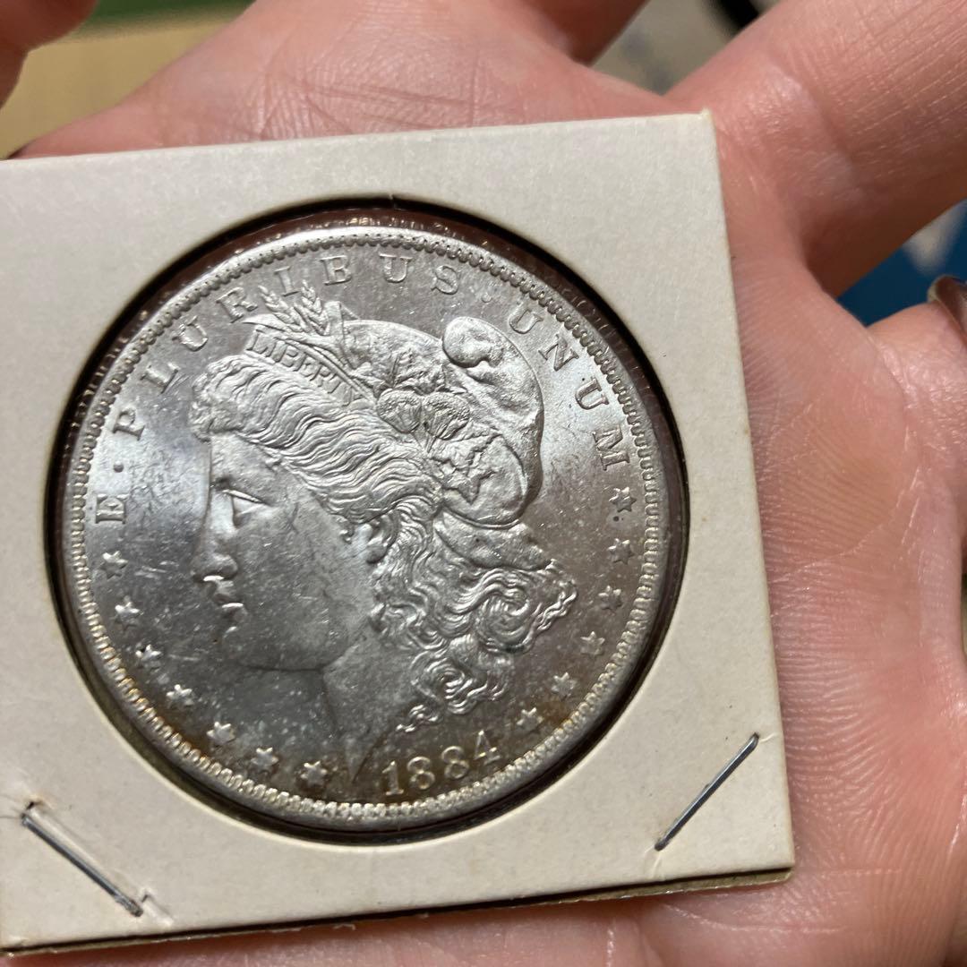 モルガンダラー　1884年　銀貨 アメリカ 1884年（O）1ドル銀貨 モルガンダラー PCGS MS64PL