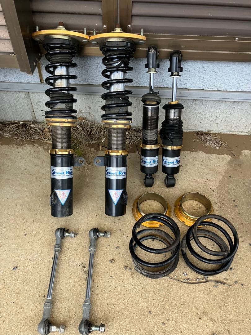 MH23S ワゴンRから　STREET RIDE フルタップ車高調　調整式スタビ スズキ ワゴンR MH23S 調整式 スタビライザーリンク フロント 強化