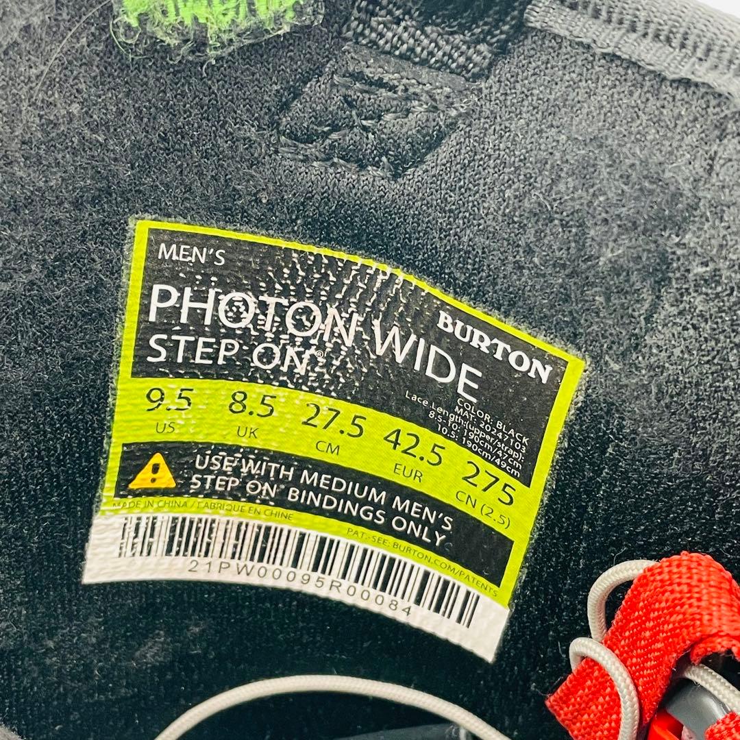 BURTON PHOTON WIDE STEP ON 27.5cm ブラック