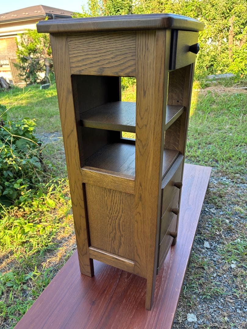 起立木工 電話台 花台 飾り棚 平成レトロ