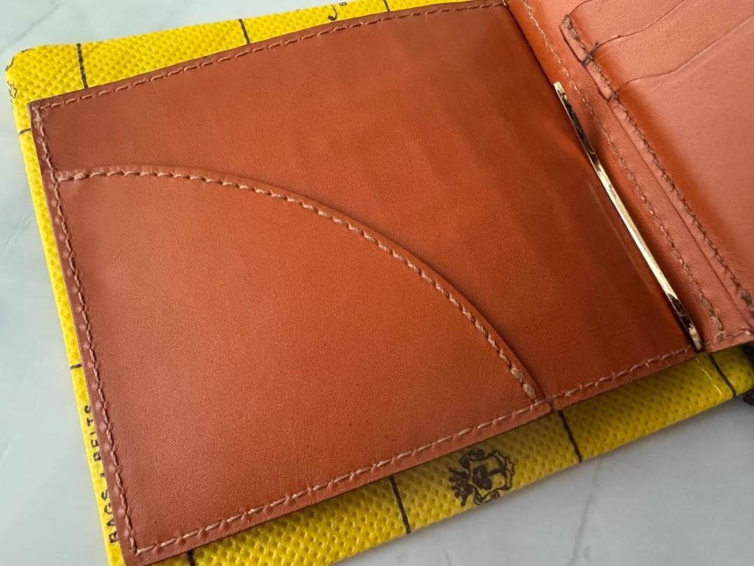 Felisi　915/2/SA　マネークリップ　クロコ型押しレザー　ブラック/黒