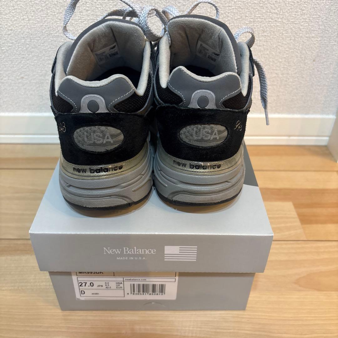 New Balance 993 ブラック　27.0cm