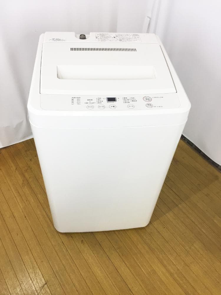 30日迄！送料無料☆美品 中古☆無印☆4.5kg☆洗濯機【AQW-MJ45