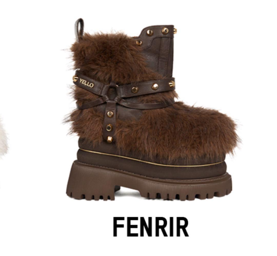 YELLOW 新作ファーブーツ【新品】 YELLOW ファーブーツ YELLO / 2024-25 F/W COLLECTION vol.1