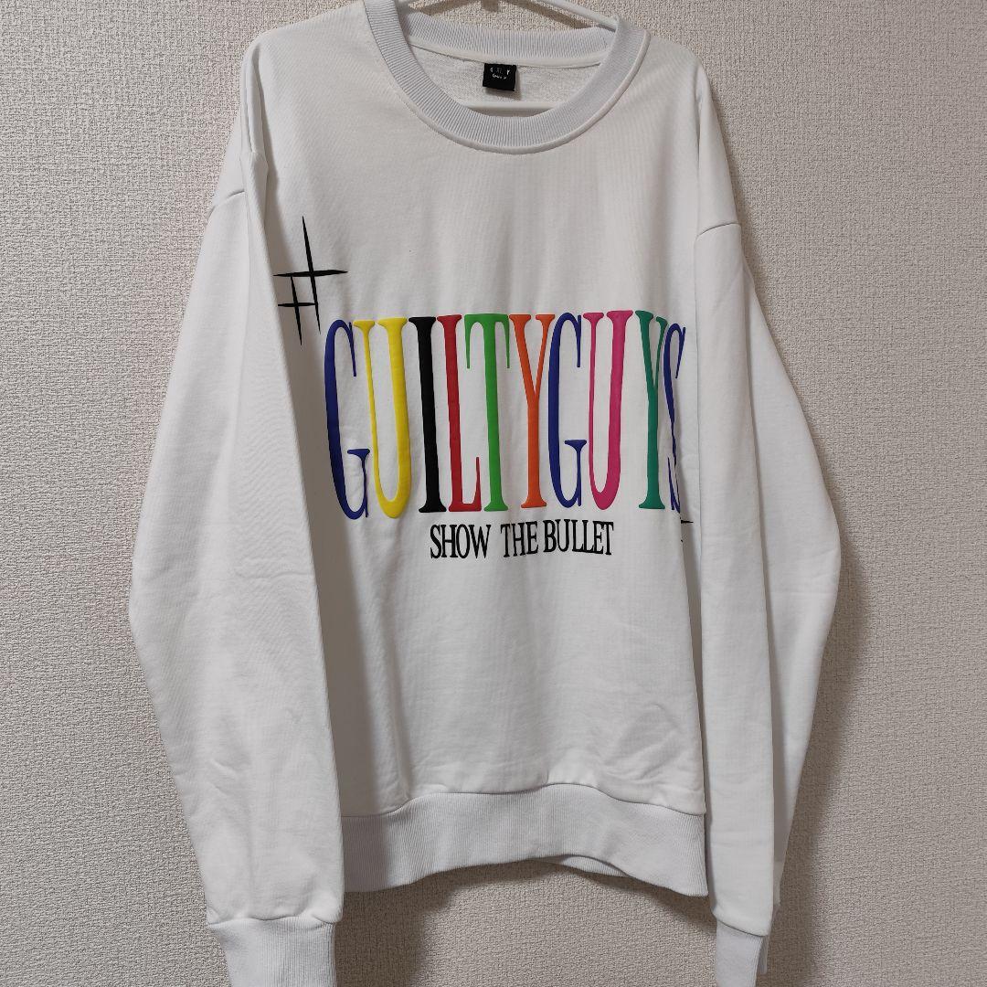 GUILTY GUYS スウェット 白 XL GUILTY GUY$