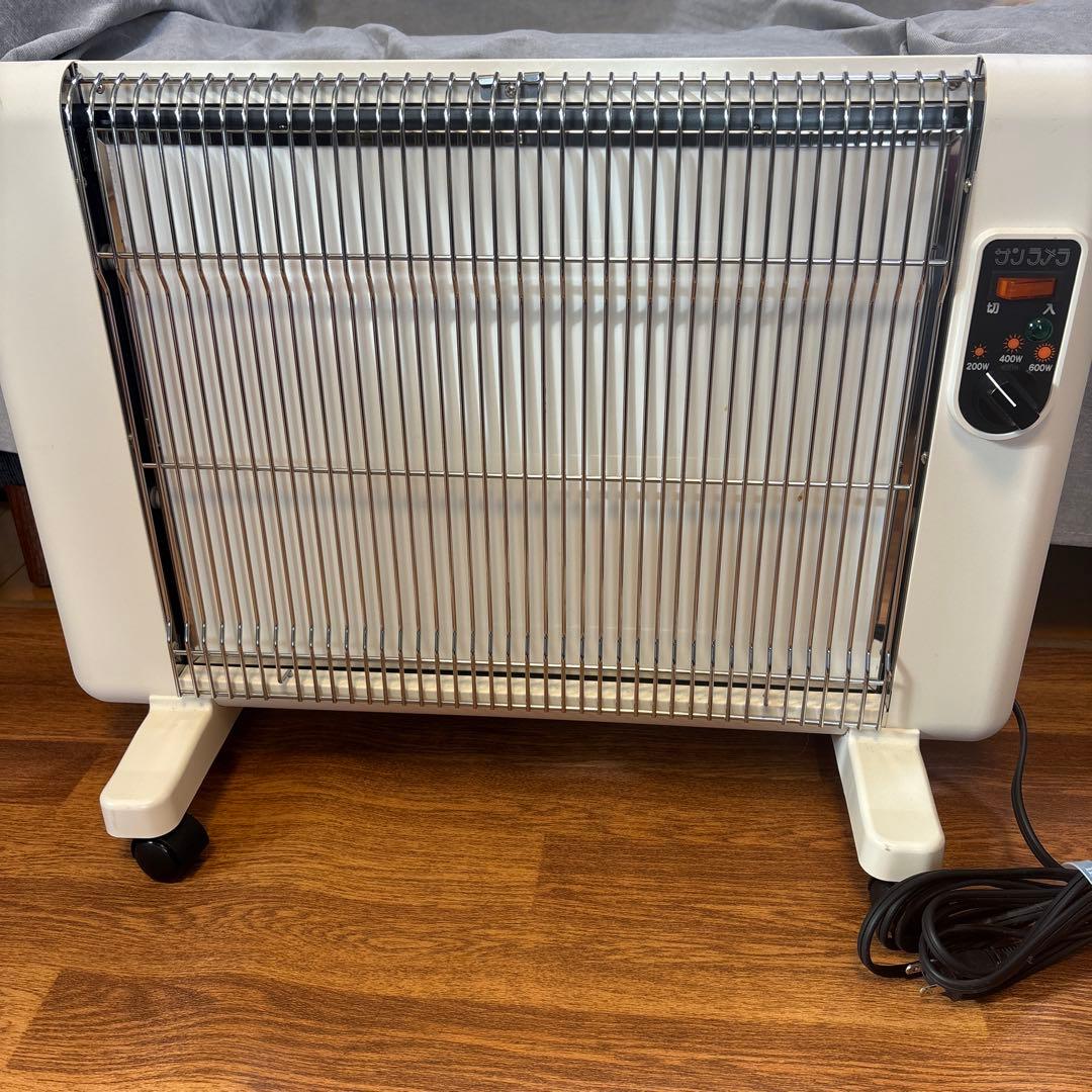ニューセラミックヒーター サンラメラ600W型 サンラメラ 600W 白 ホワイト 公式正規販売代理店 5年保証 遠赤外線