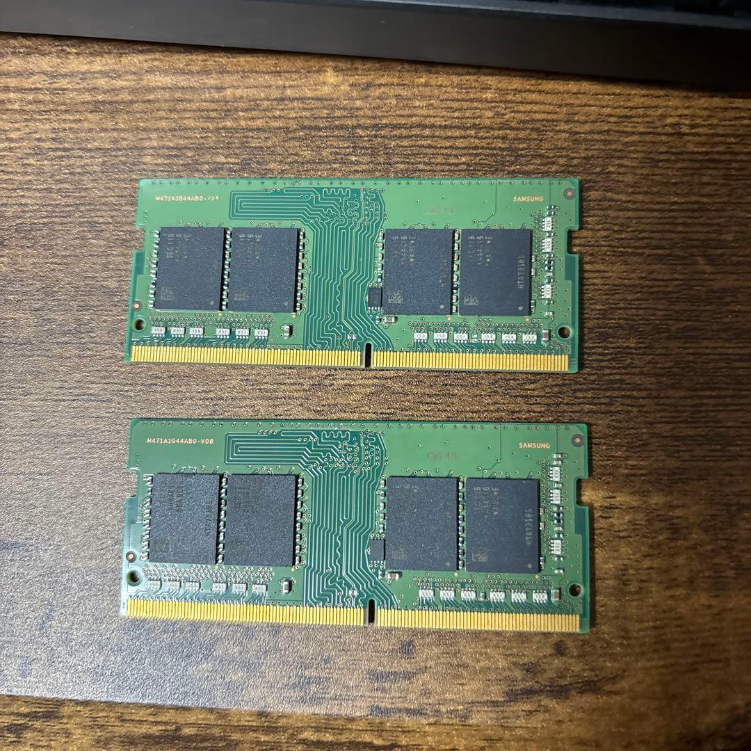 SAMSUNG DDR4-2666 メモリ 16GB(8GB×2枚) SAMSUNG（サムスン） SAMSUNG ddr4-21300 PC4-2666V 8GB 2枚で 16GB