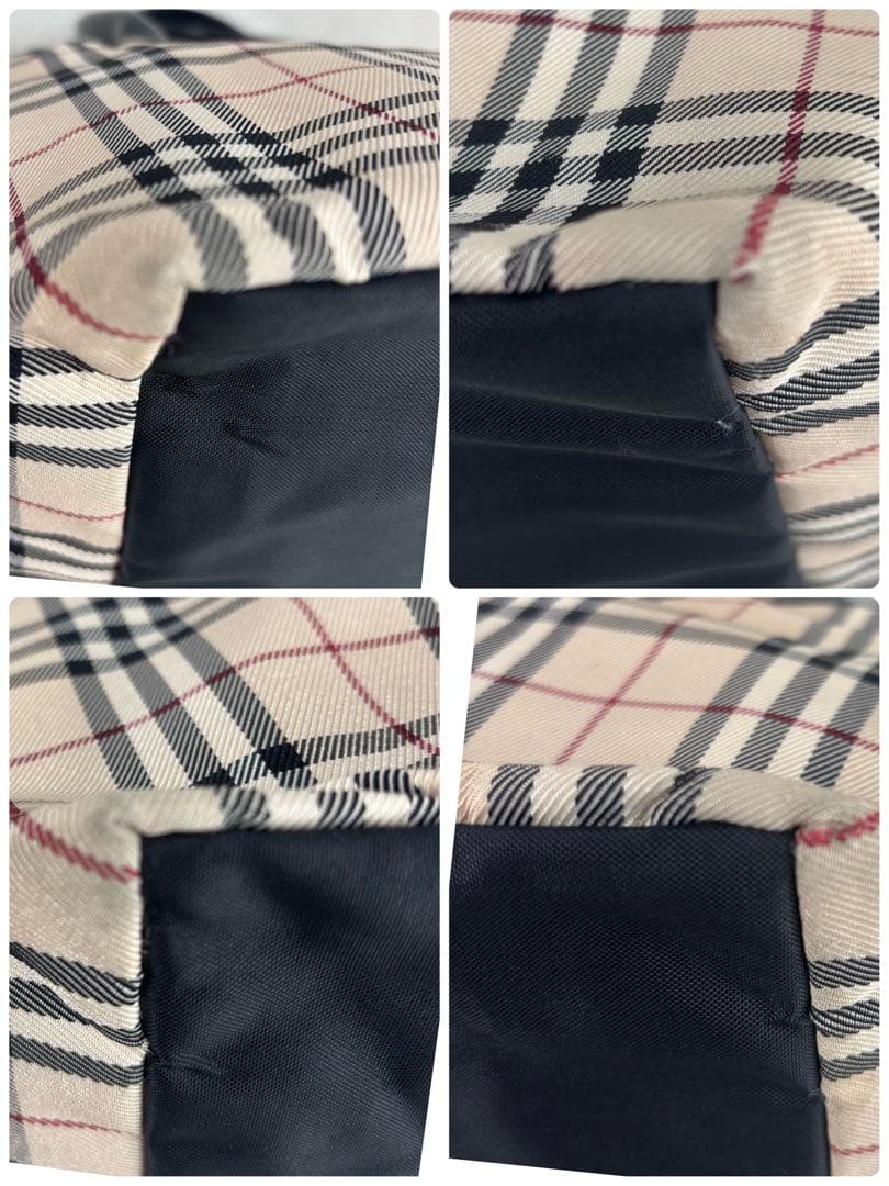 バーバリーブルーレーベル ノバチェック柄マザーズバッグ トートバッグ