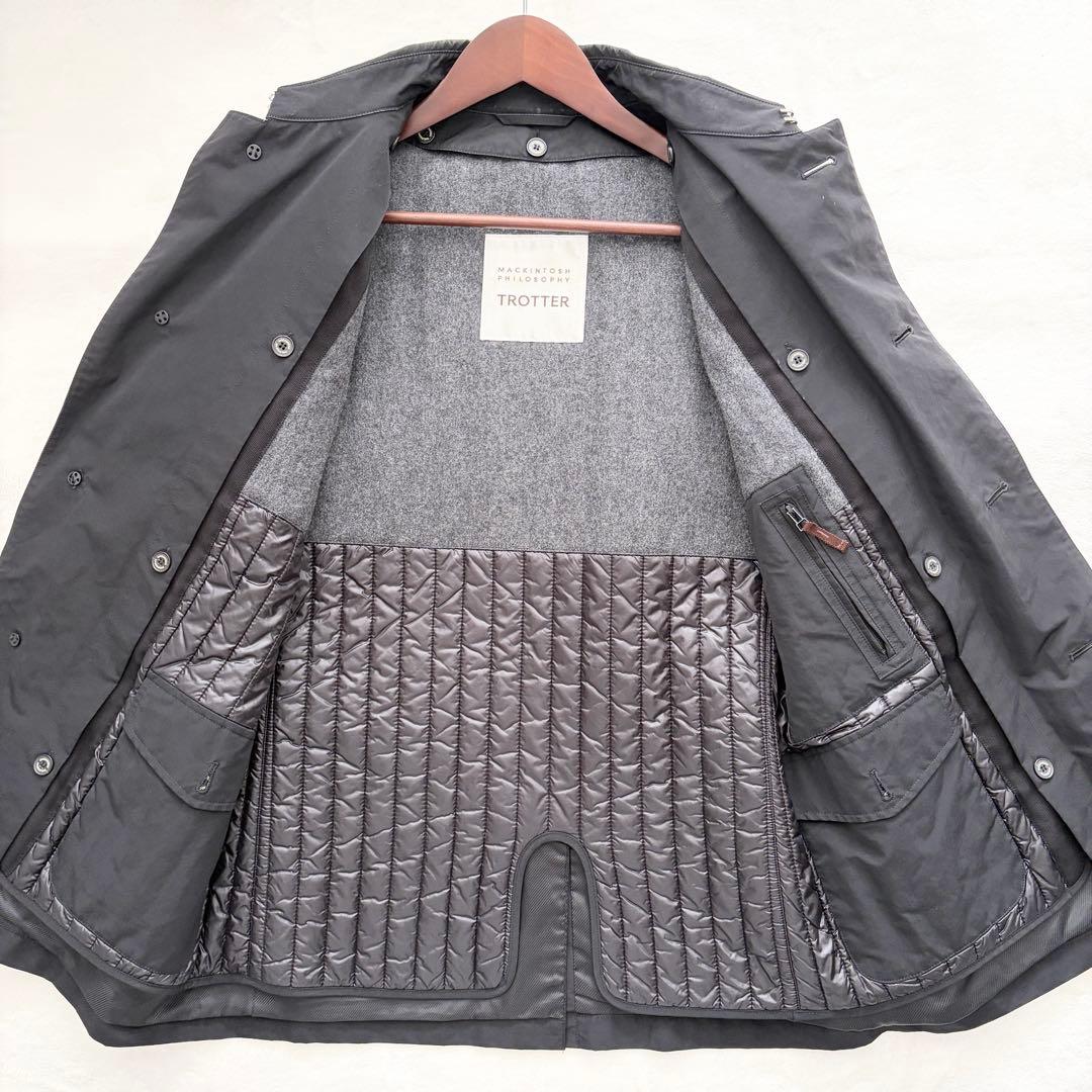 極美品☆MACKINTOSH トロッター 2WAY ステンカラーコート Mサイズ