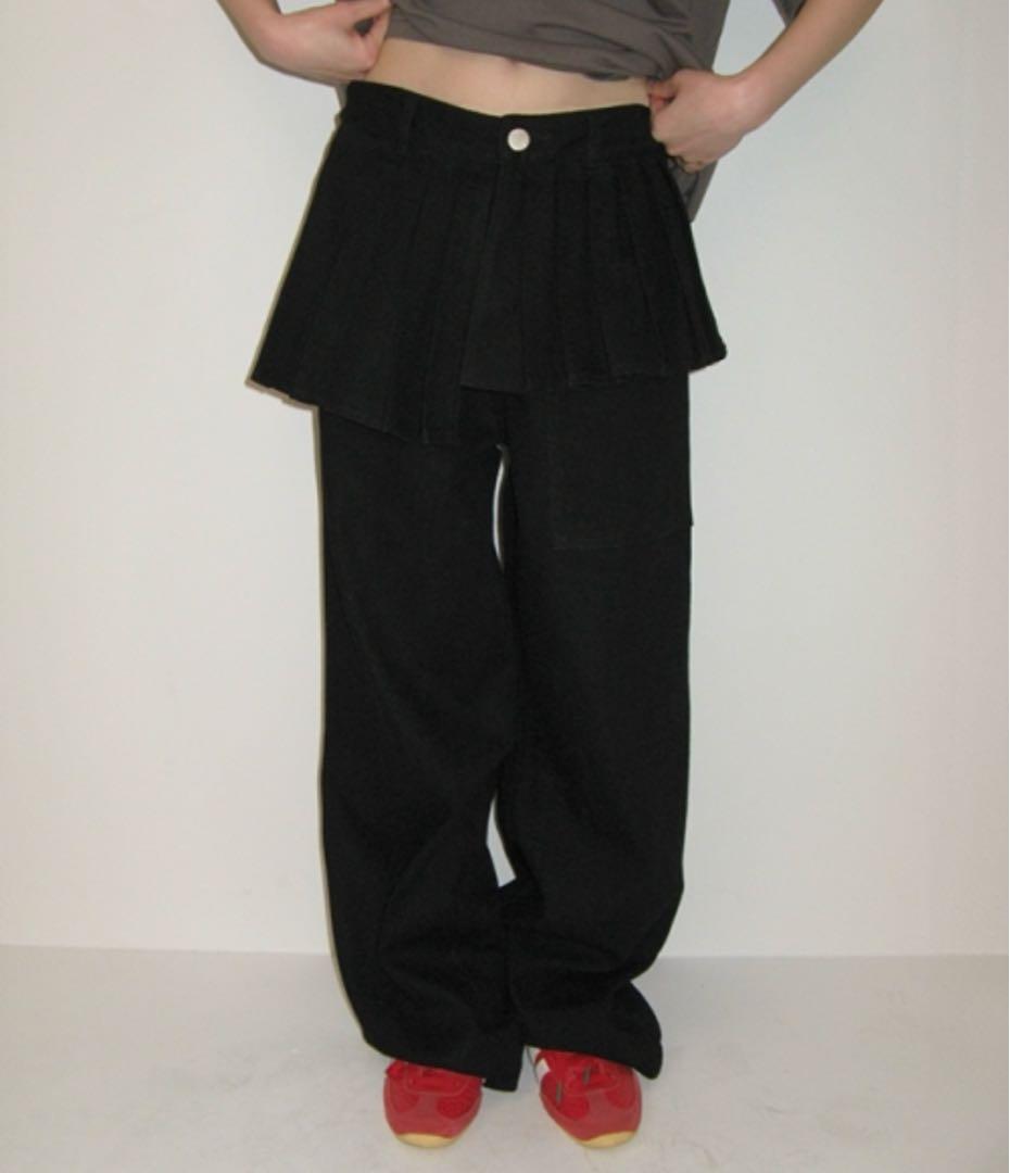 パンツ RONRON OFF BALANCE PLEAT LAYERED PANTS Leonie Pleated Tapered Pant - Safari – Derek Lam